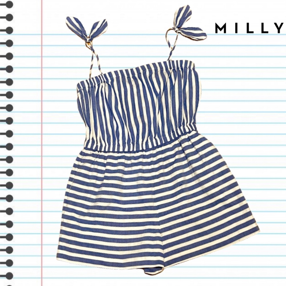 Striped Chambray Jumpsuit